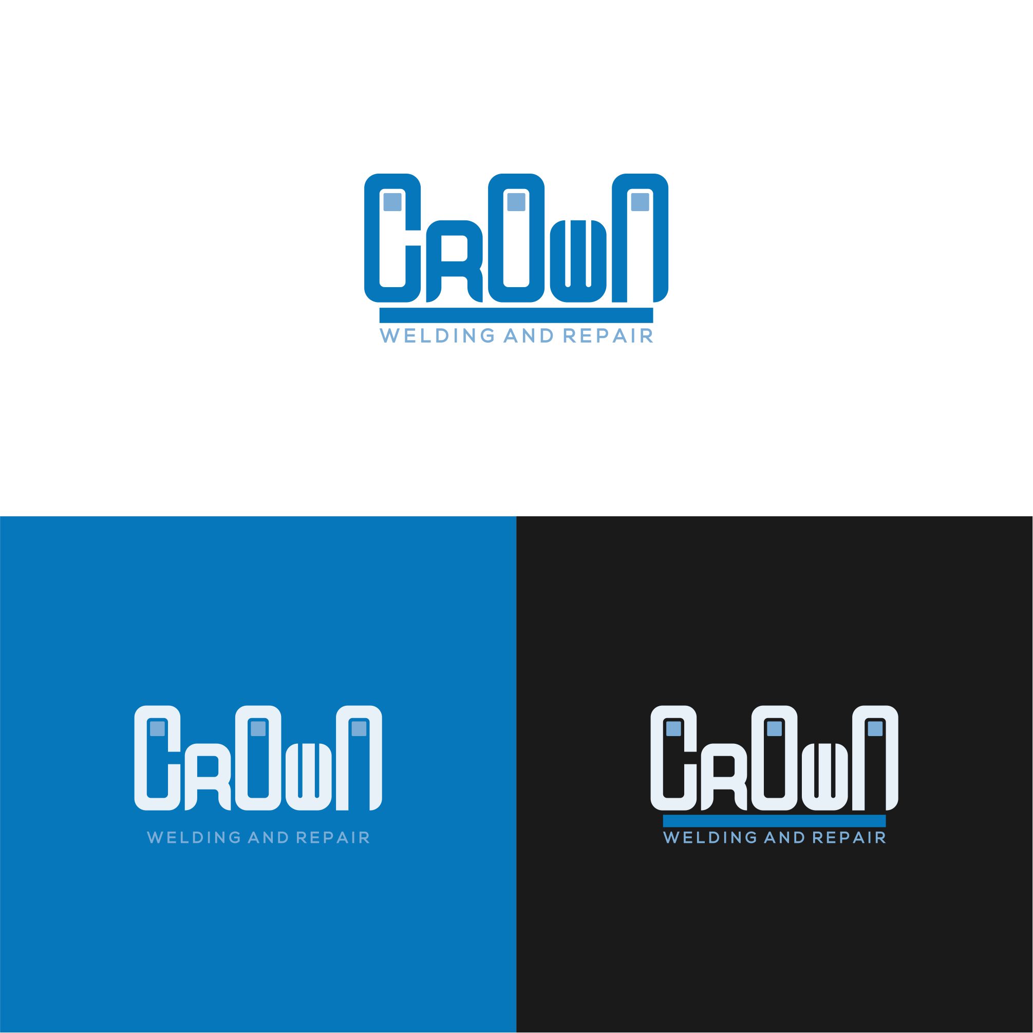 Logo Design by theJangAbayz for Crown Welding and Repair | Design #27614343