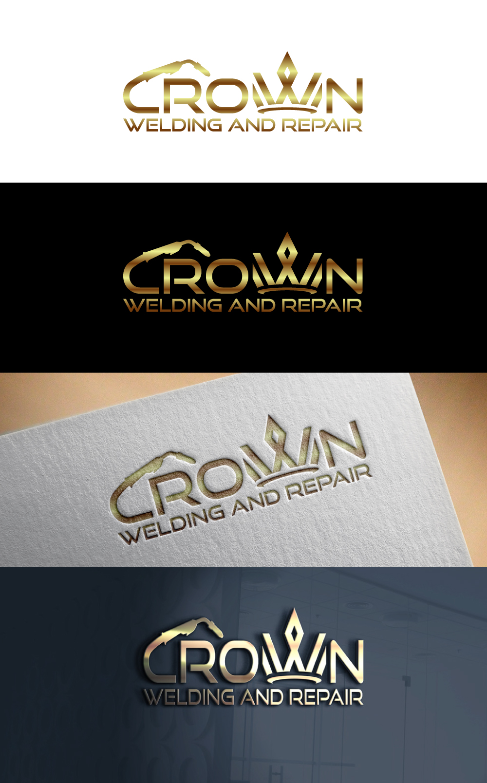 Logo Design by designA78 for Crown Welding and Repair | Design #27601910