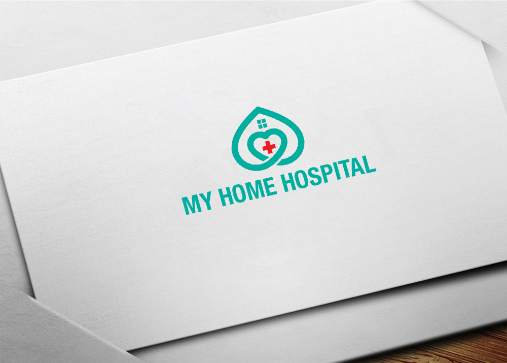 Logo Design by maxd for My Home Hospital | Design #27600988