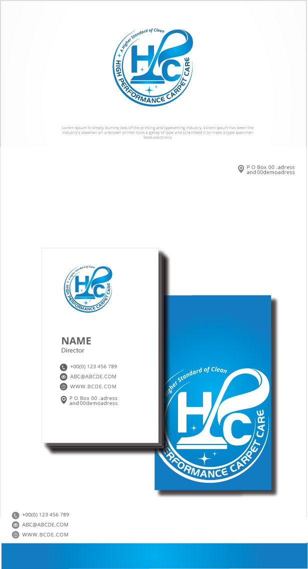 Diseño de Logo por graphicevolution para High Performance Carpet Care | Diseño #27603149