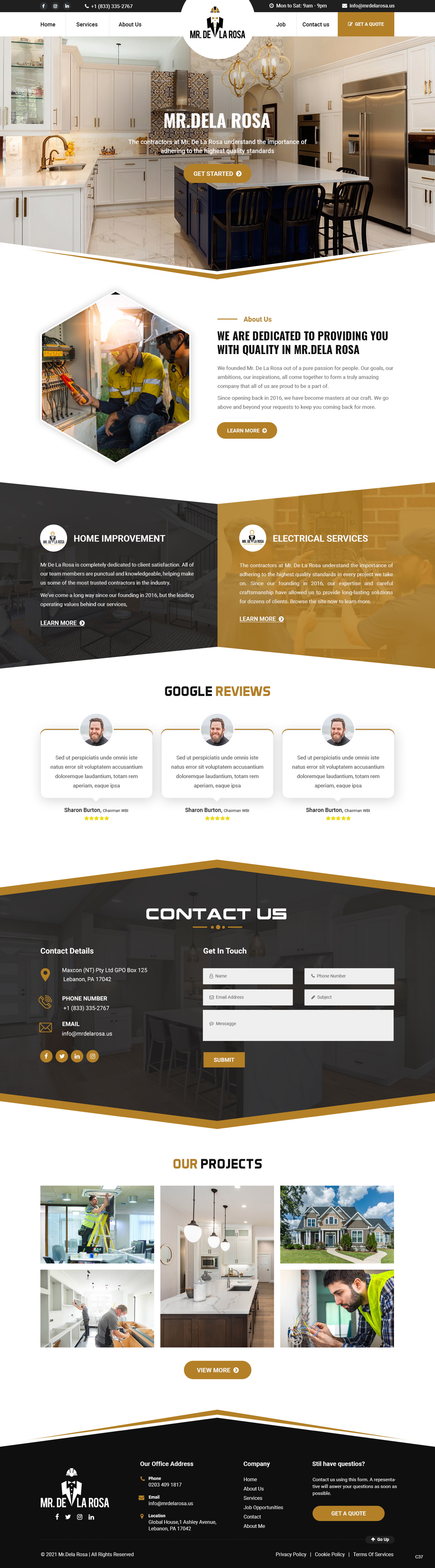 Diseño Wix por pb para Mr De La Rosa LLC | Diseño #27605107