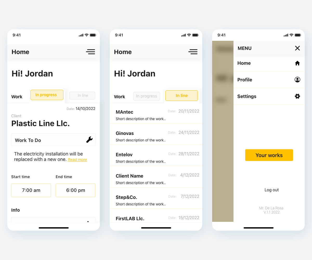 App Design by Rodd991 for Mr De La Rosa LLC | Design #27629434