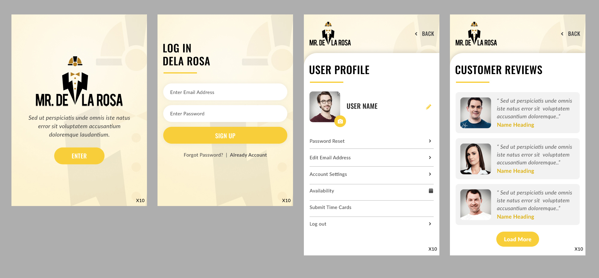 Design Application par pb pour Mr De La Rosa LLC | Design #27605131