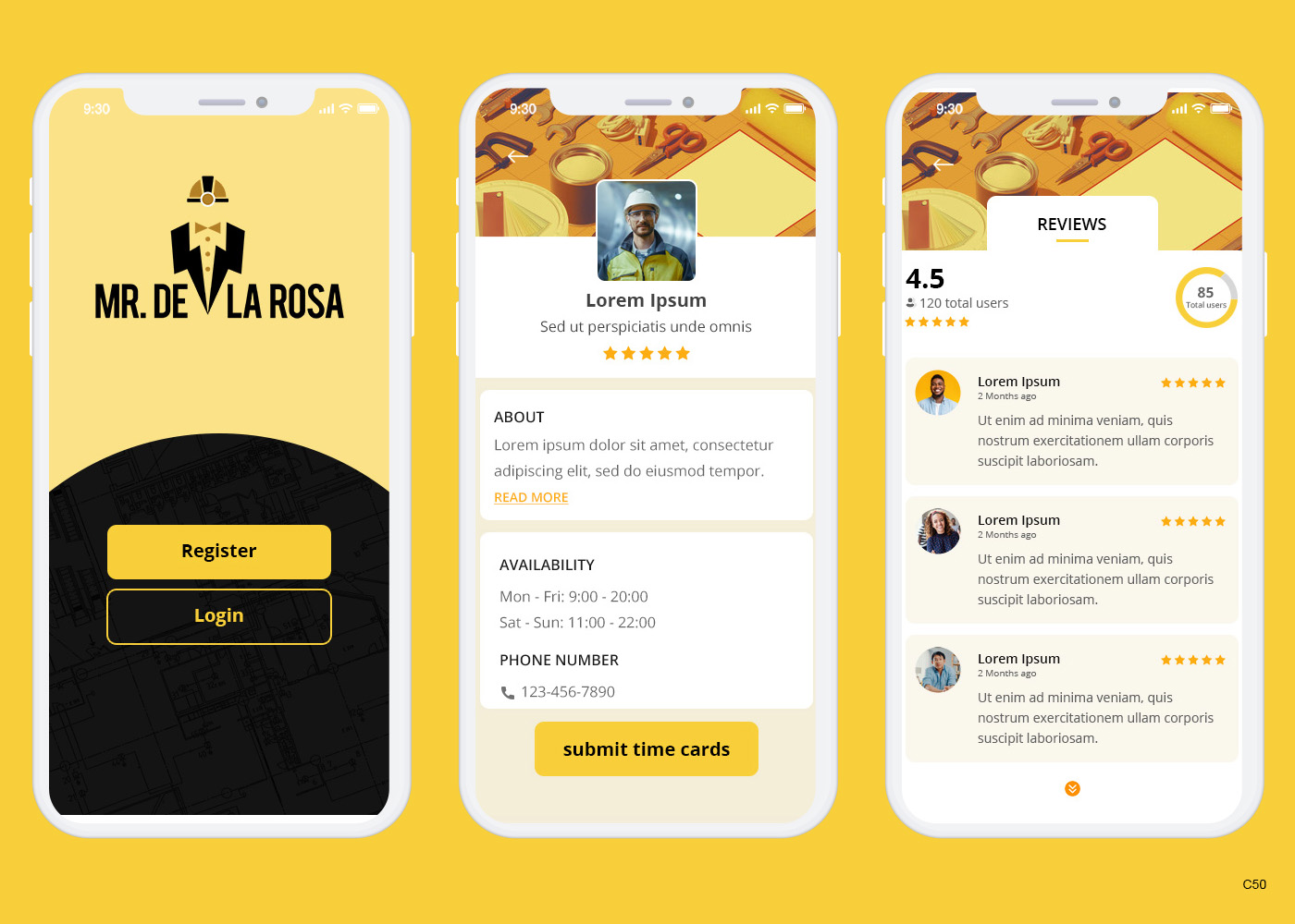Design Application par pb pour Mr De La Rosa LLC | Design #27605133