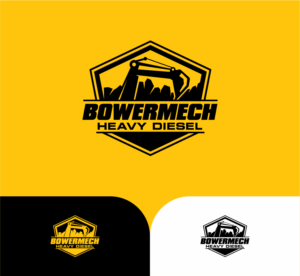 BOWERMECH HEAVY DIESEL  | Logo Design by Sibyle