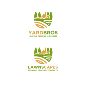 Mowing- Fencing- Concrete | Logo Design by Shirin Studio