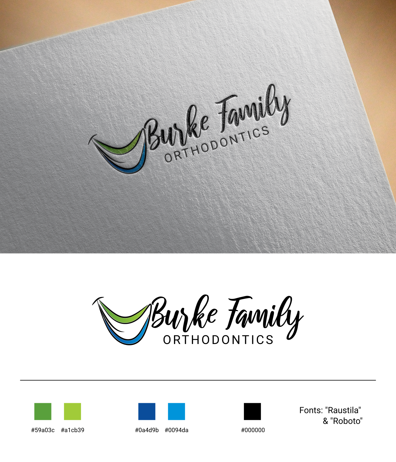 Diseño Gráfico por design.bb para Burke Family Orthodontics, PLLC | Diseño #27608186