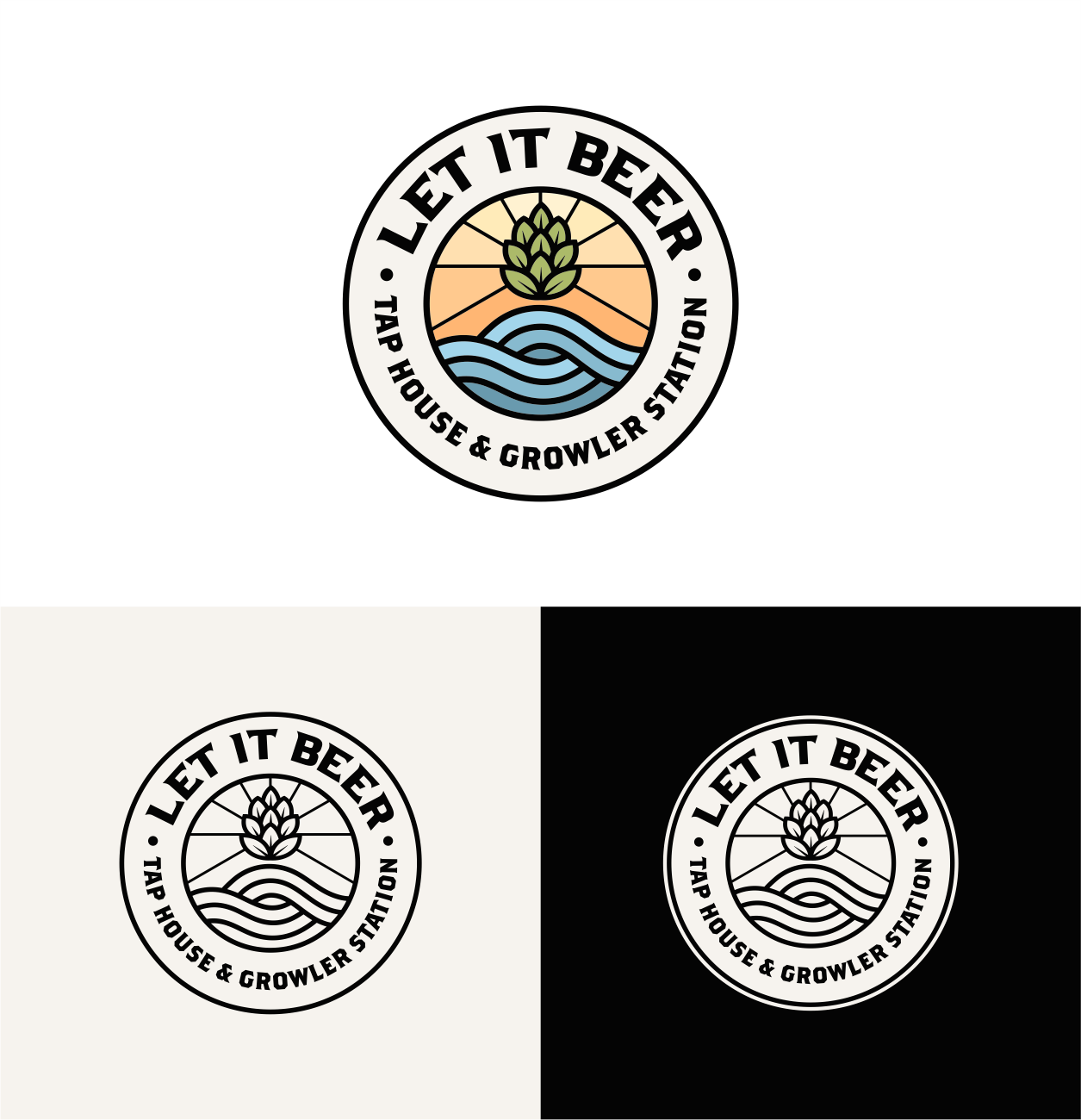 Logo Design by design.picnic for Let it Beer | Design #27635056