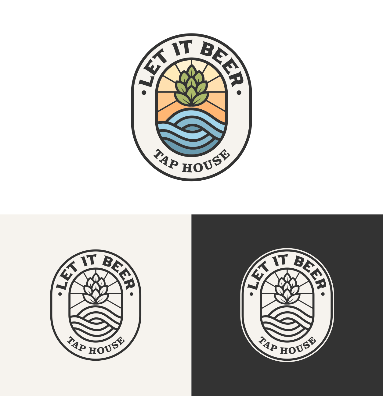 Logo Design by design.picnic for Let it Beer | Design #27641703