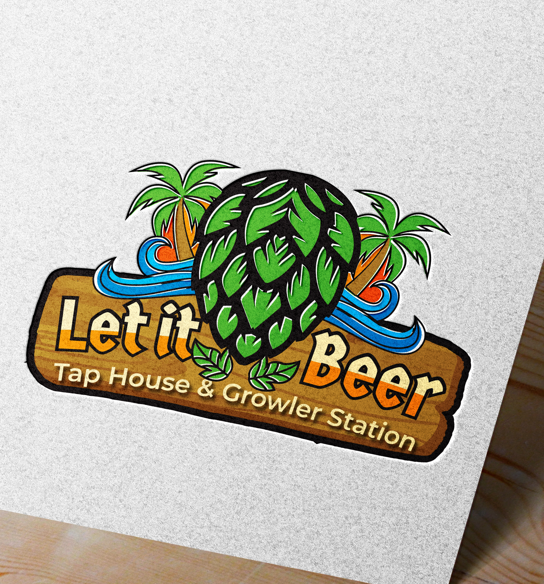 Logo Design by Aaaron for Let it Beer | Design #27610443