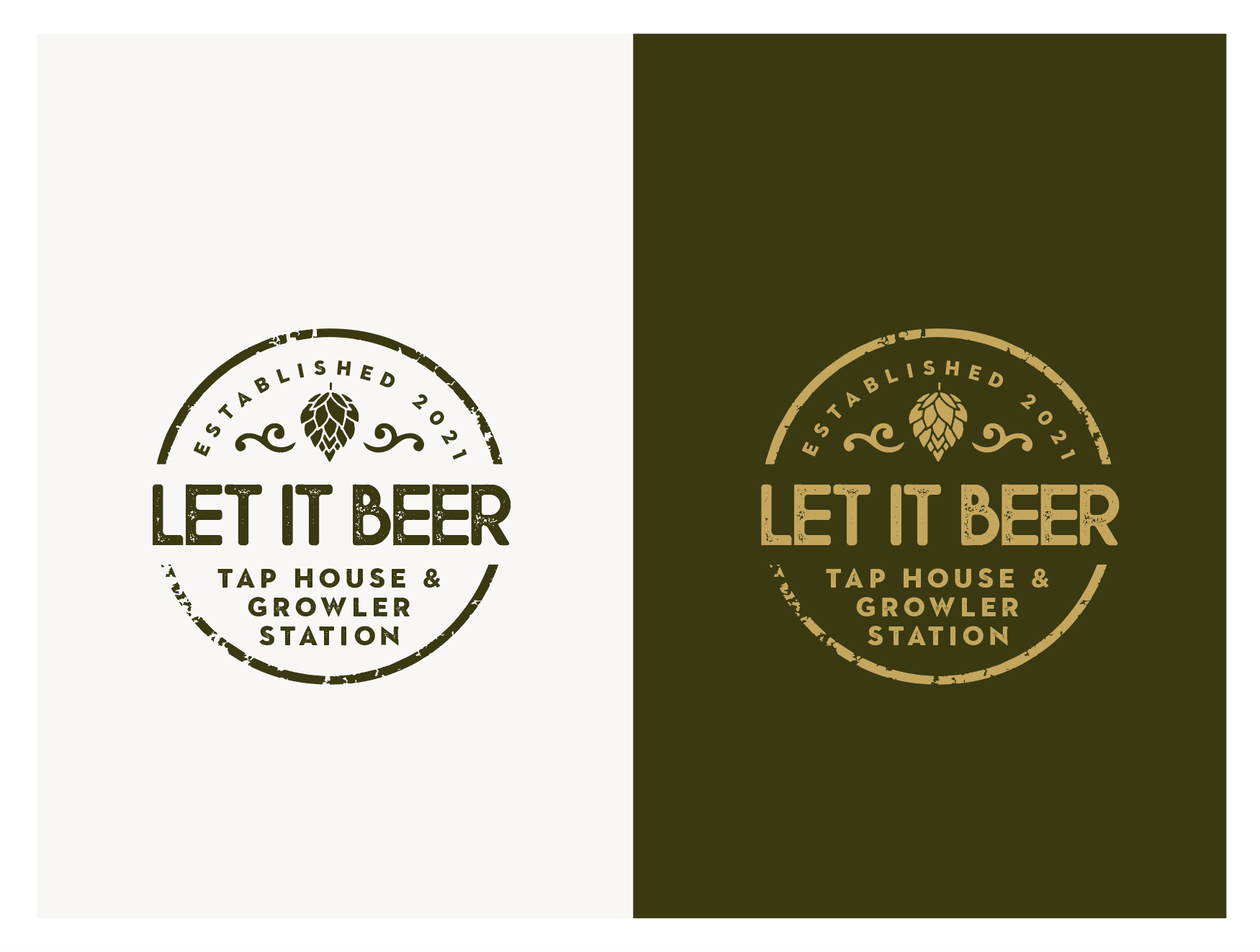 Logo Design by wonderland for Let it Beer | Design #27609212