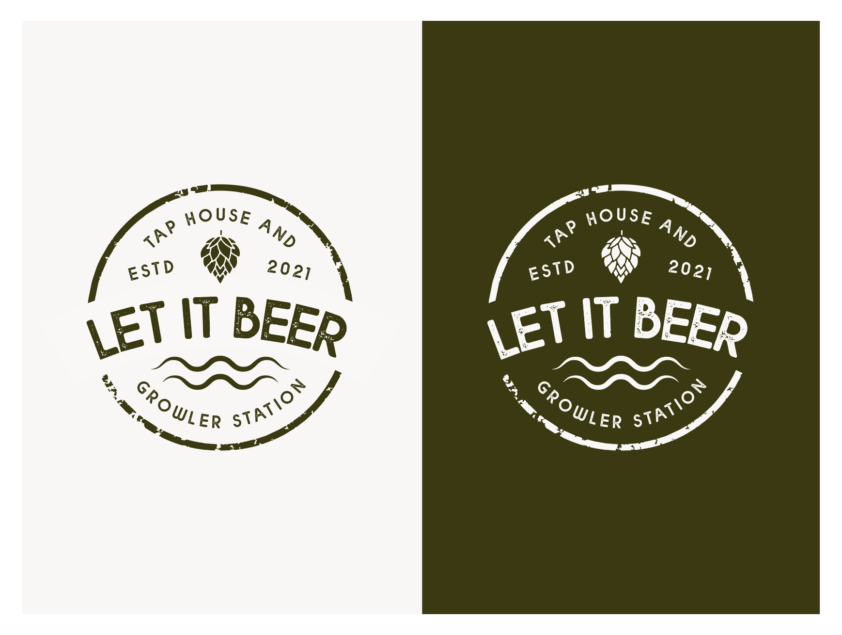 Logo Design by wonderland for Let it Beer | Design #27613888