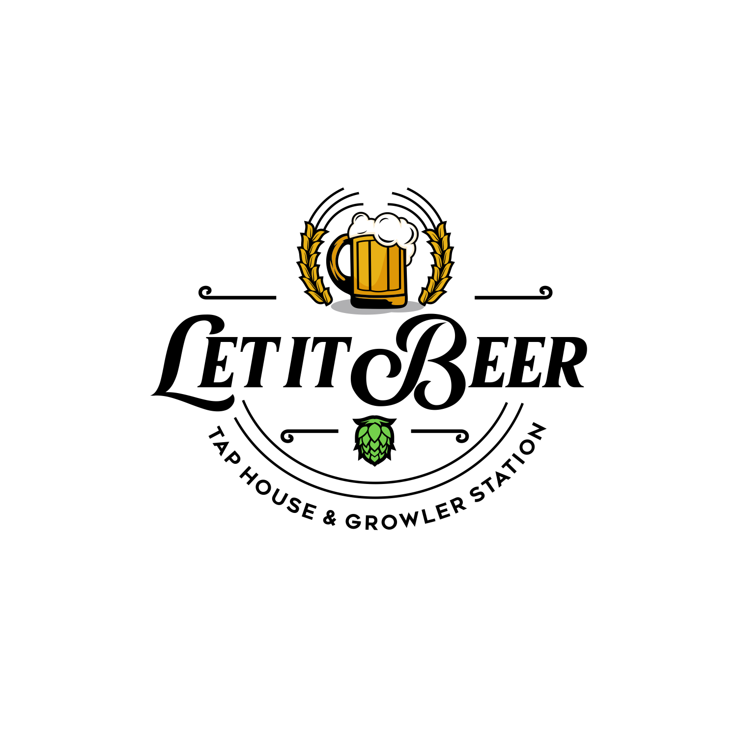 Logo Design by ThiagoB for Let it Beer | Design #27609456