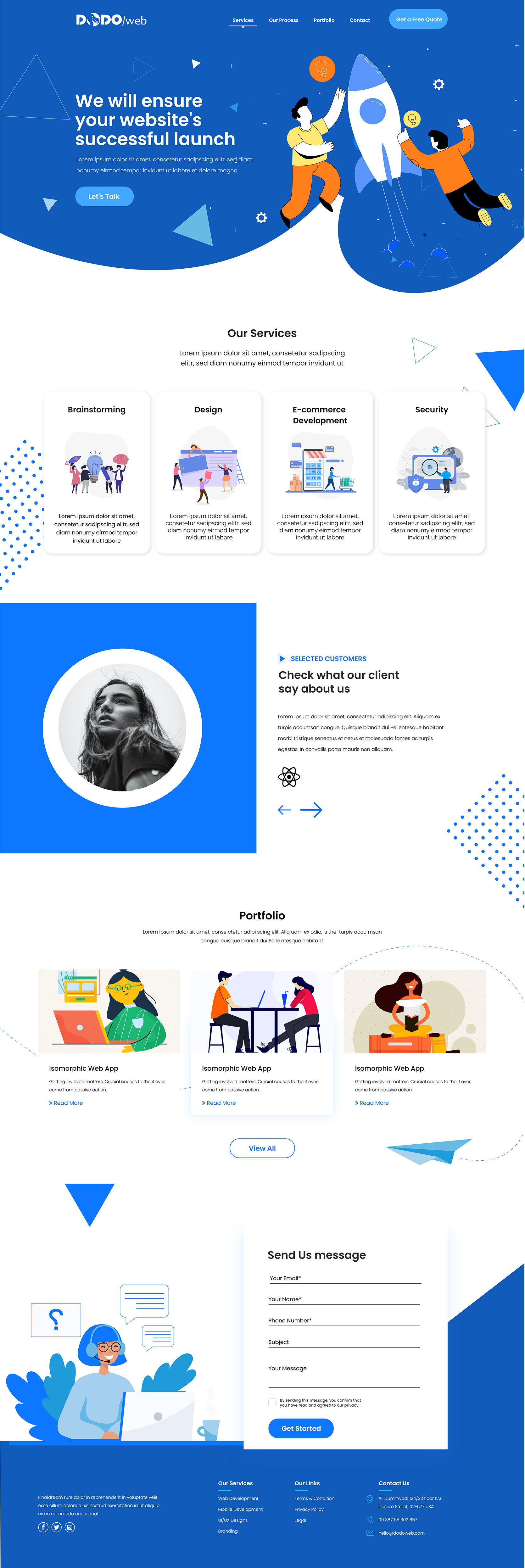 Web Design by FusionCrafts for this project | Design #27663704