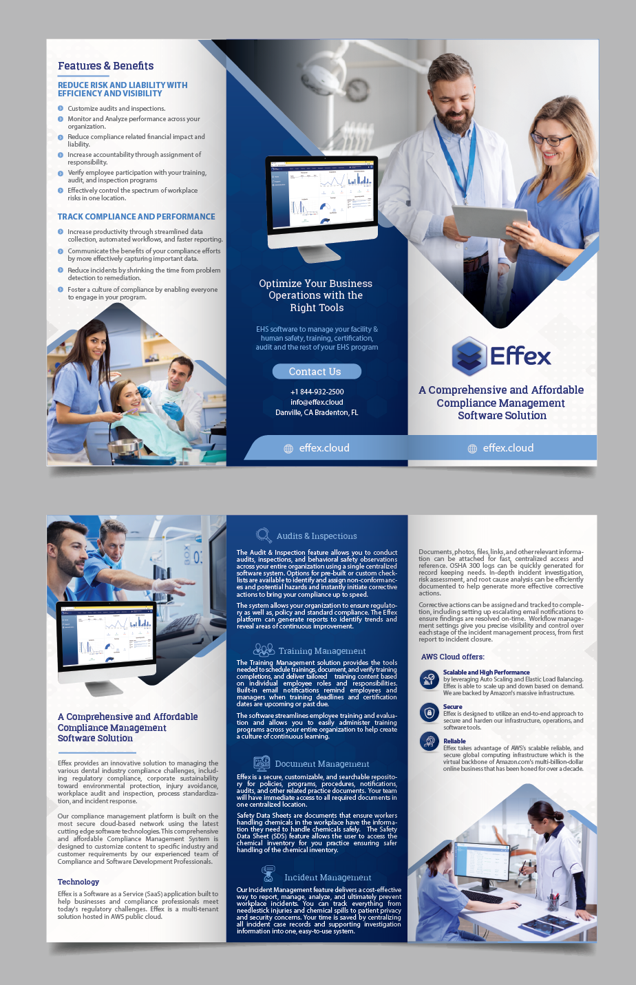 Brochure Design by alex989 for Effex Consulting, LLC | Design #27626234