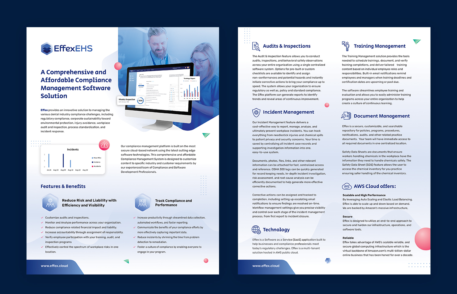 Brochure Design by sun_design for Effex Consulting, LLC | Design #27634035