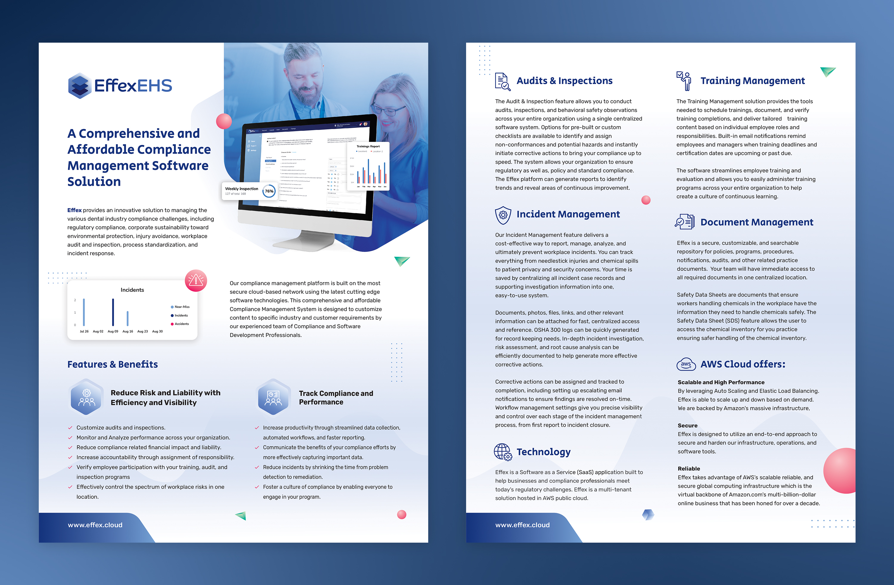 Brochure Design by sun_design for Effex Consulting, LLC | Design #27634067