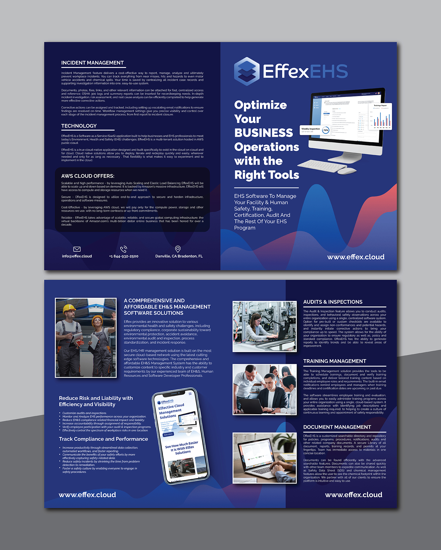 Brochure Design by Deziners Zone for Effex Consulting, LLC | Design #27614618