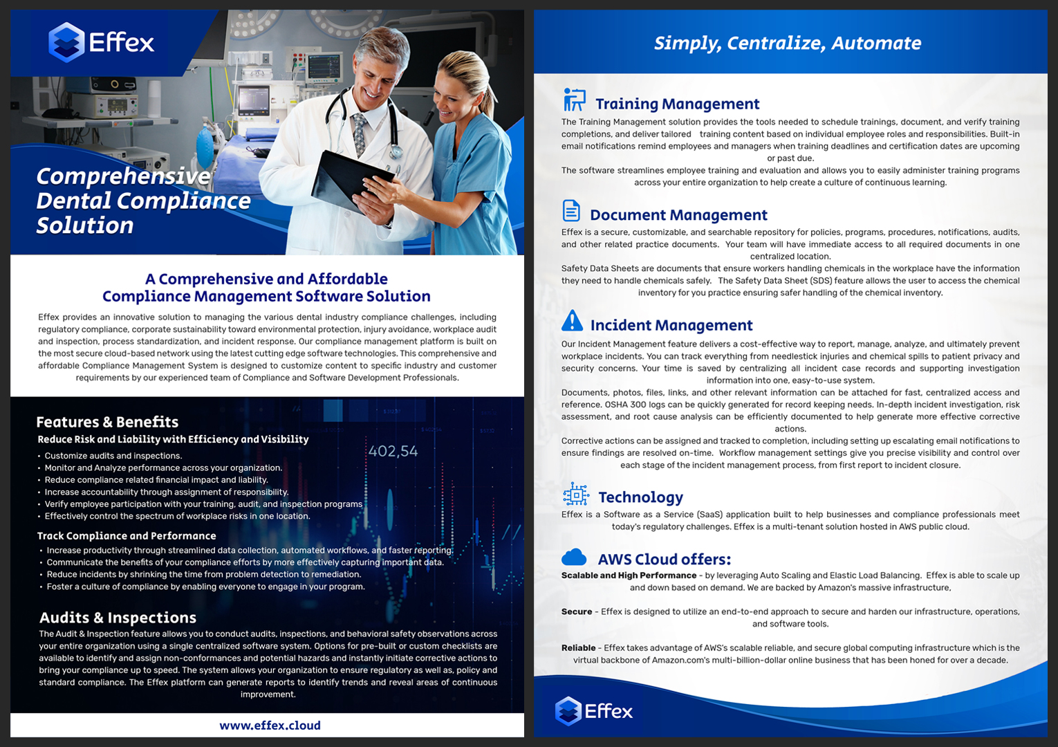 Brochure Design by aj for Effex Consulting, LLC | Design #27632921
