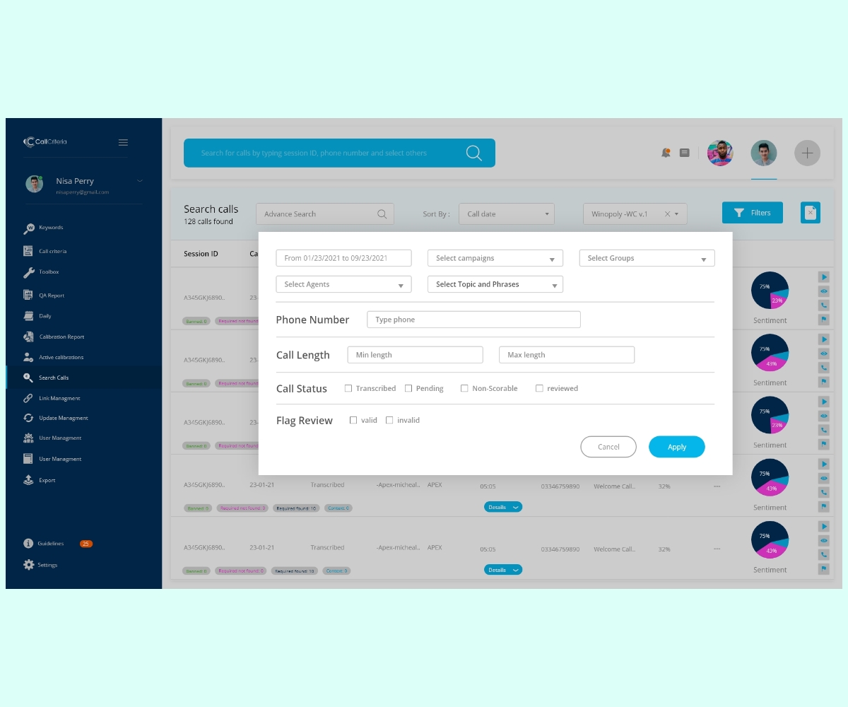 Web Design par Khalid Designs pour Call Criteria | Design #27677876