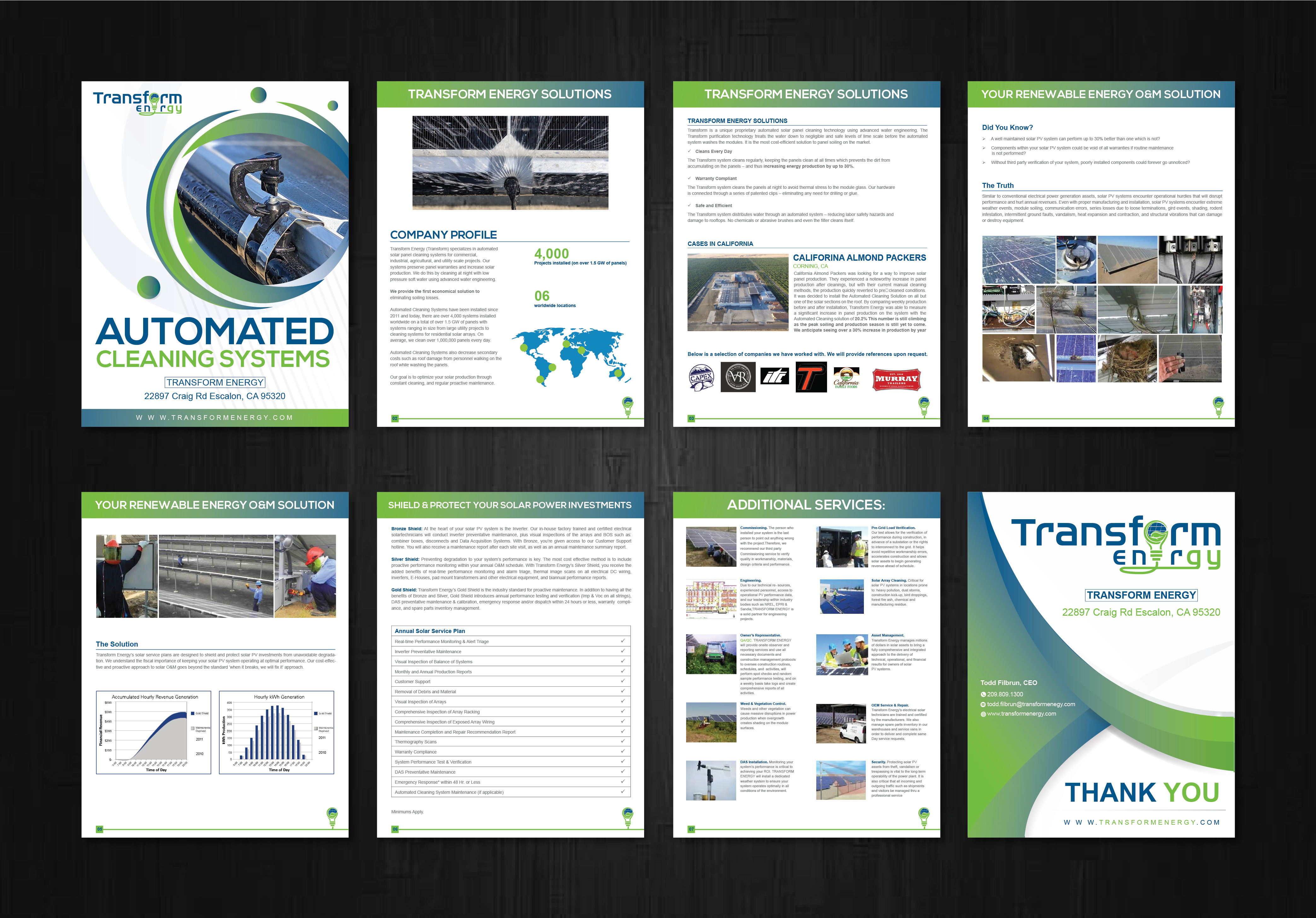 Diseño de Brochure por artbitin para Transform Energy | Diseño #27636826