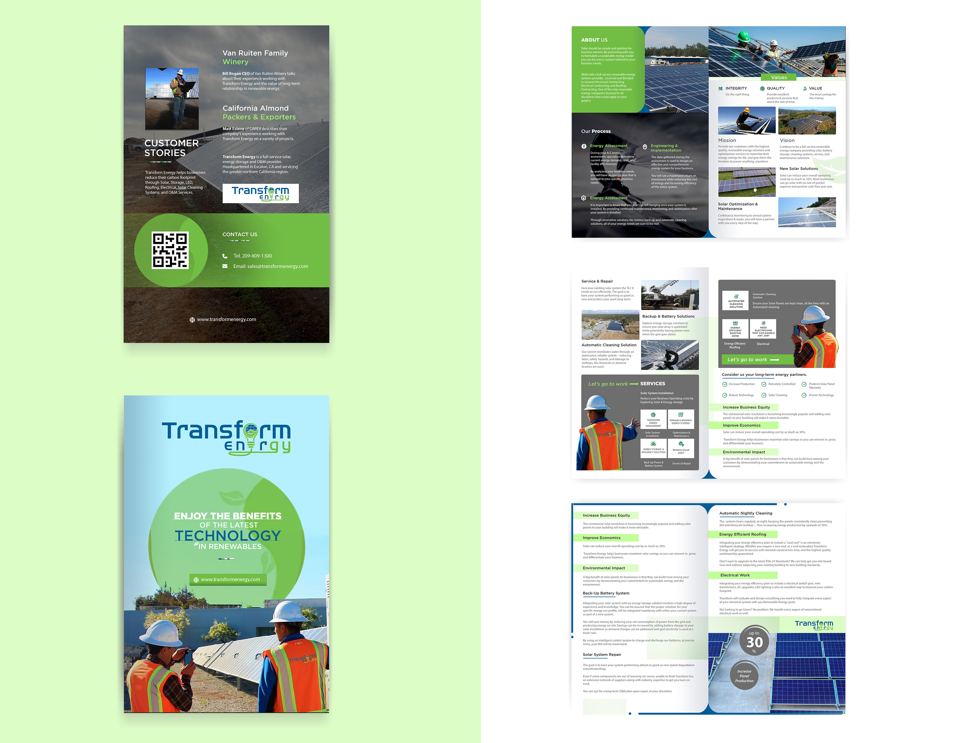 Diseño de Brochure por debdesign para Transform Energy | Diseño #27616216