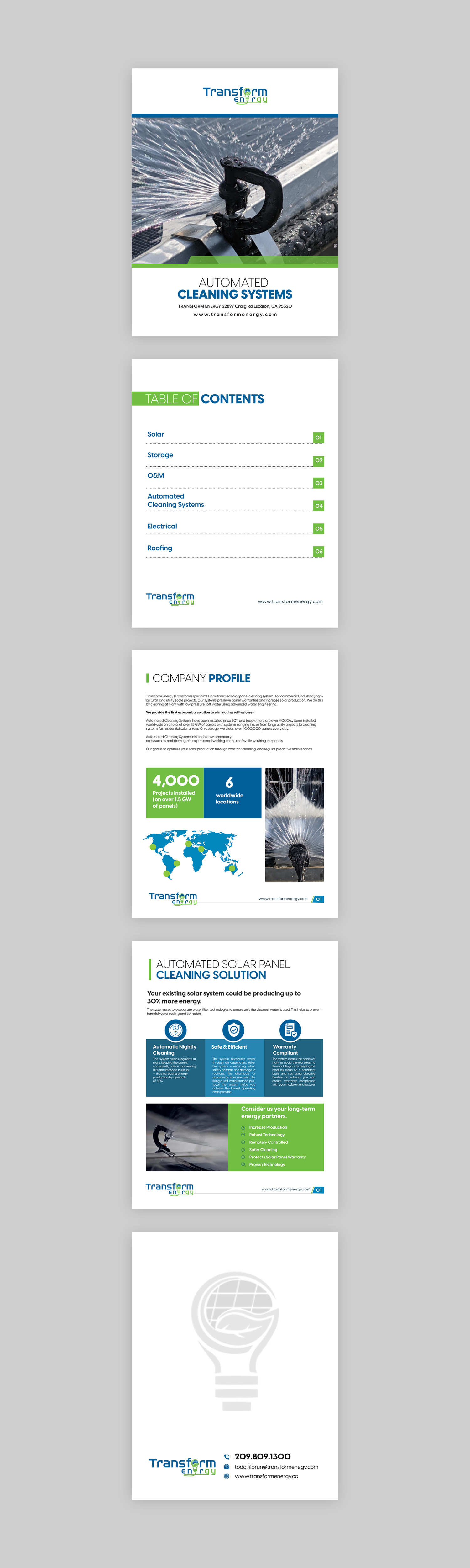 Diseño de Brochure por debdesign para Transform Energy | Diseño #27631742