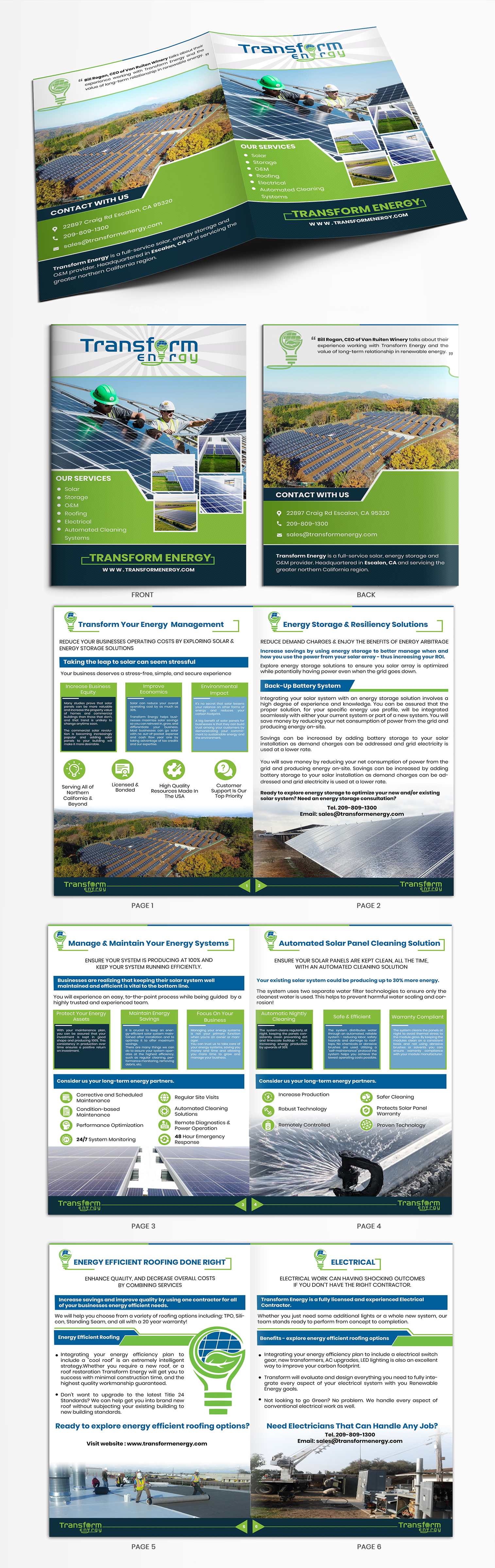 Design de Brochure par SAI DESIGNS pour Transform Energy | Design #27643765