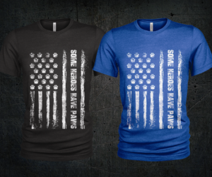 some heroes have paws | T-Shirt-Design von Milton Bhowmik