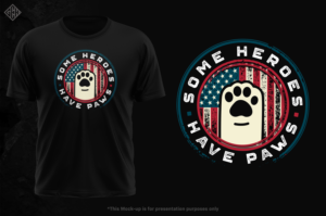 some heroes have paws | T-Shirt-Design von gekgrfx