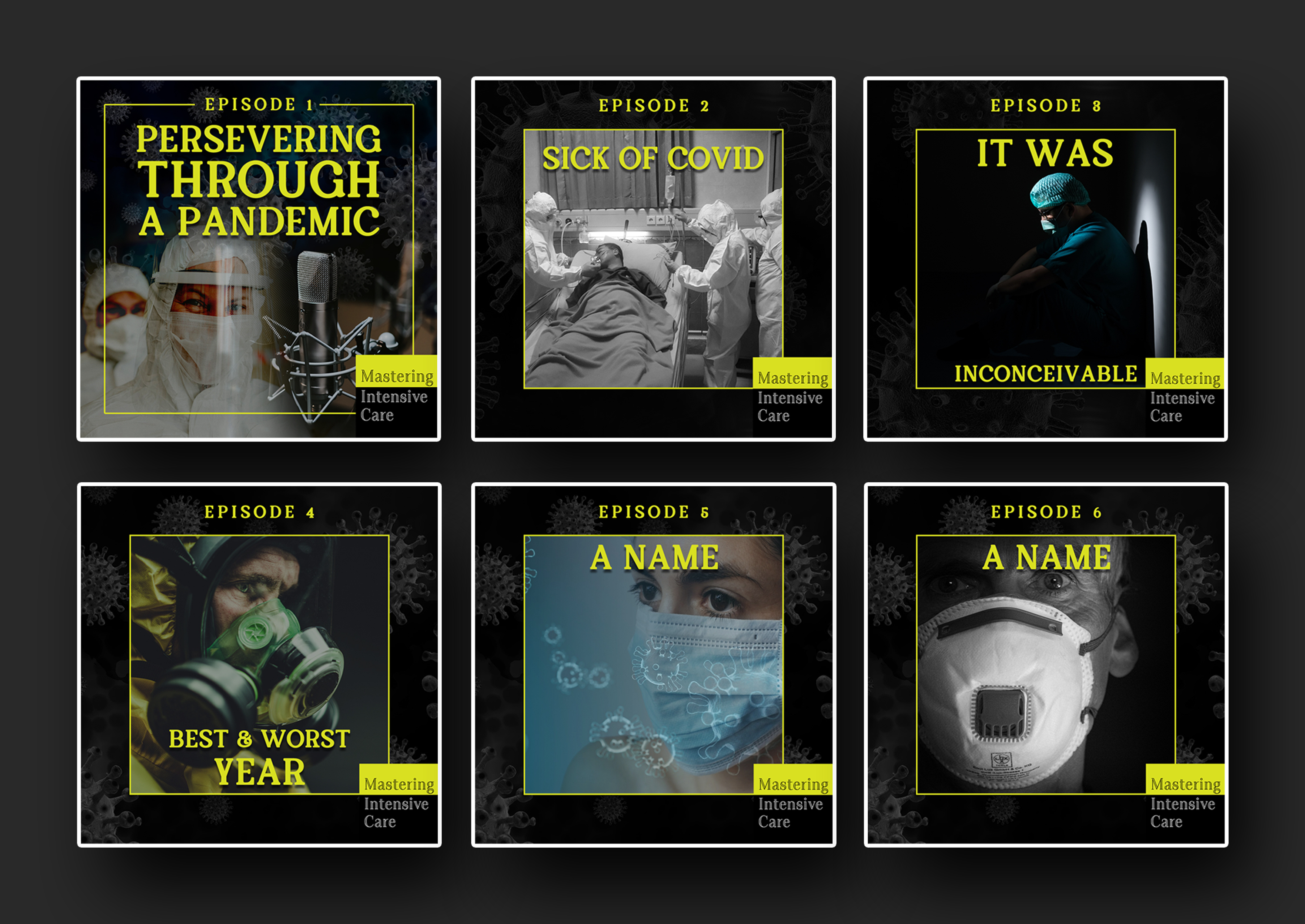 Graphic Design by Sadia Shaky for Mastering Intensive Care Podcast | Design #27623291