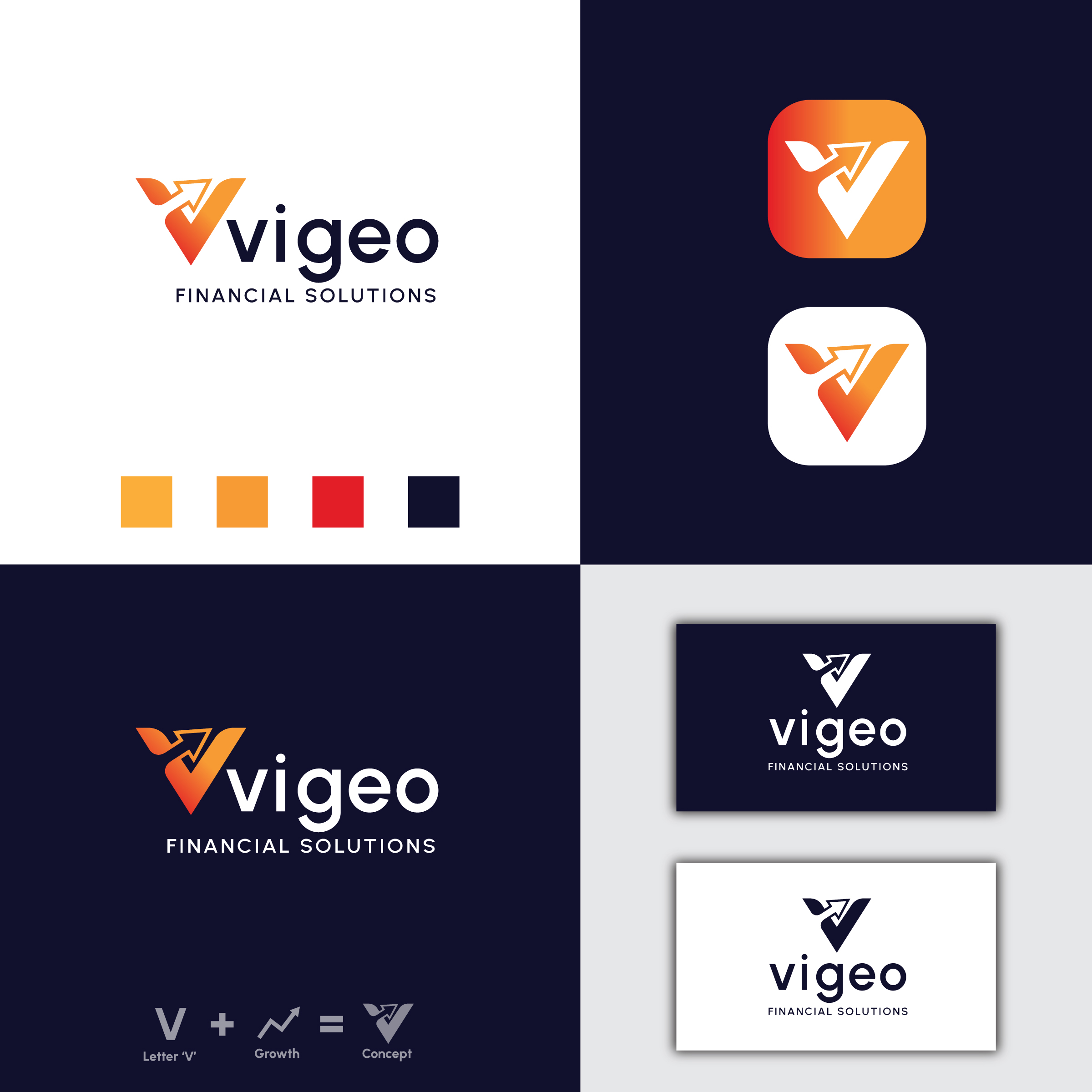 Diseño de Logo por sarzgraphic para Vigeo Financial Solutions | Diseño #27615124