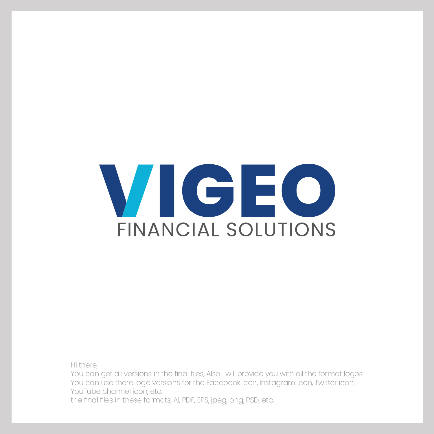 Logo-Design von MG.graphics für Vigeo Financial Solutions | Design #27617117