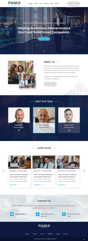 Web Design by pb for this project | Design: #27619093