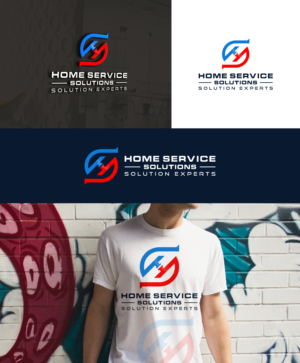 "Home Service Solutions" with a little blurb saying something like "Solution Experts" | Logo Design by Md Shehidul Islam Rimon