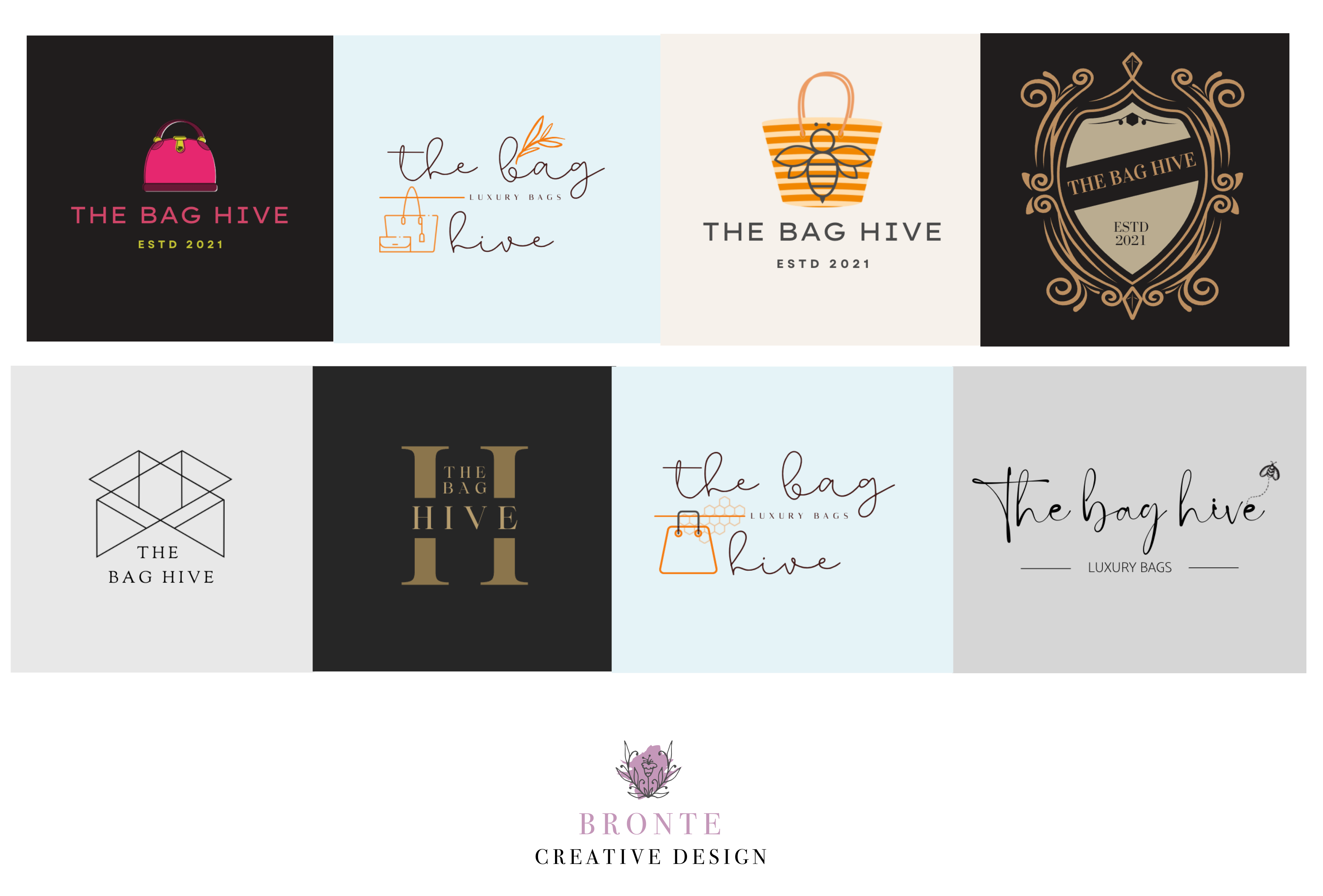 Logo Design by Bronte Creative Design for The Bag Hive | Design #27615989