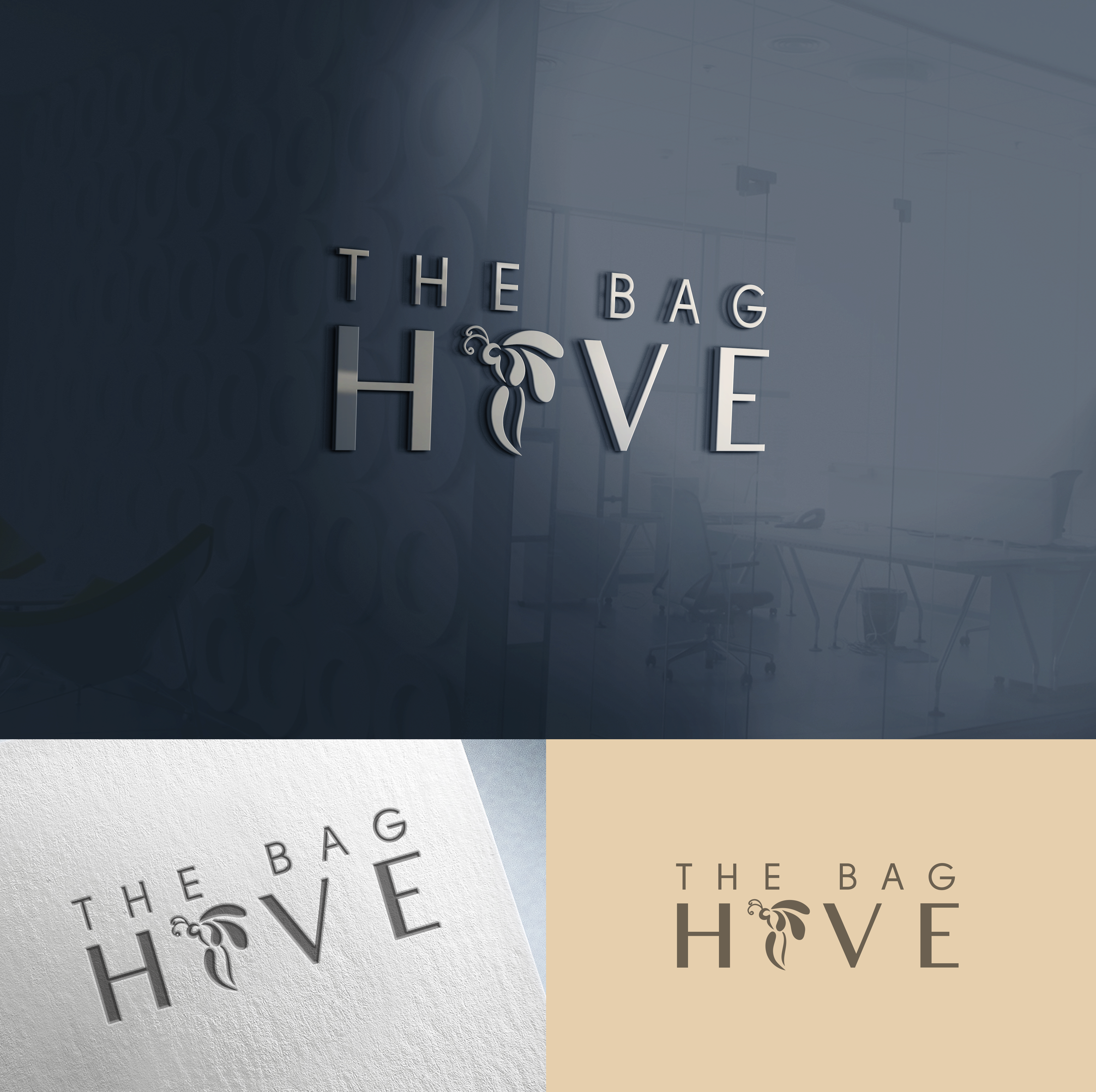 Logo Design by Taya Bright for The Bag Hive | Design #27651424