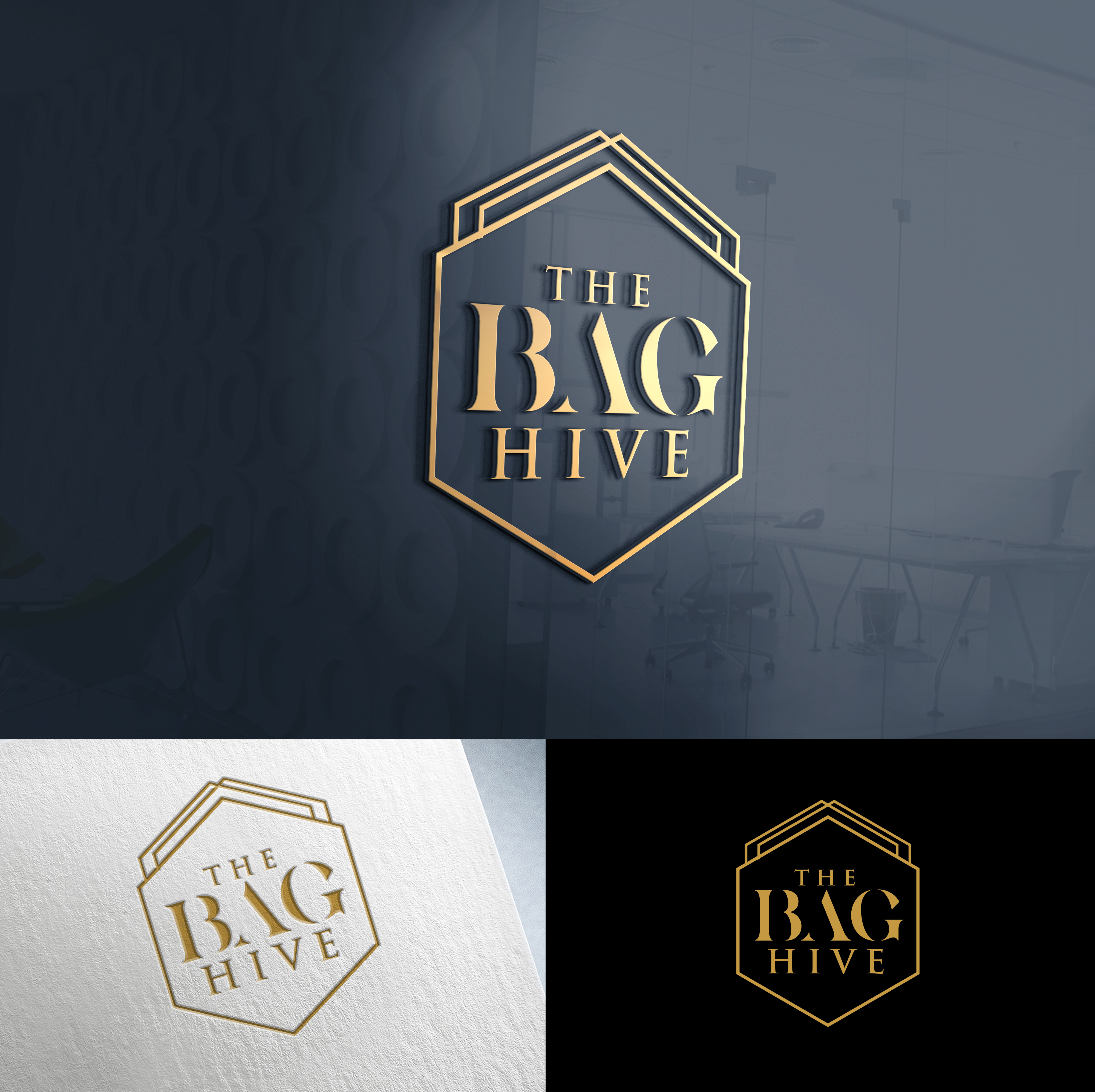 Logo Design by Taya Bright for The Bag Hive | Design #27651425