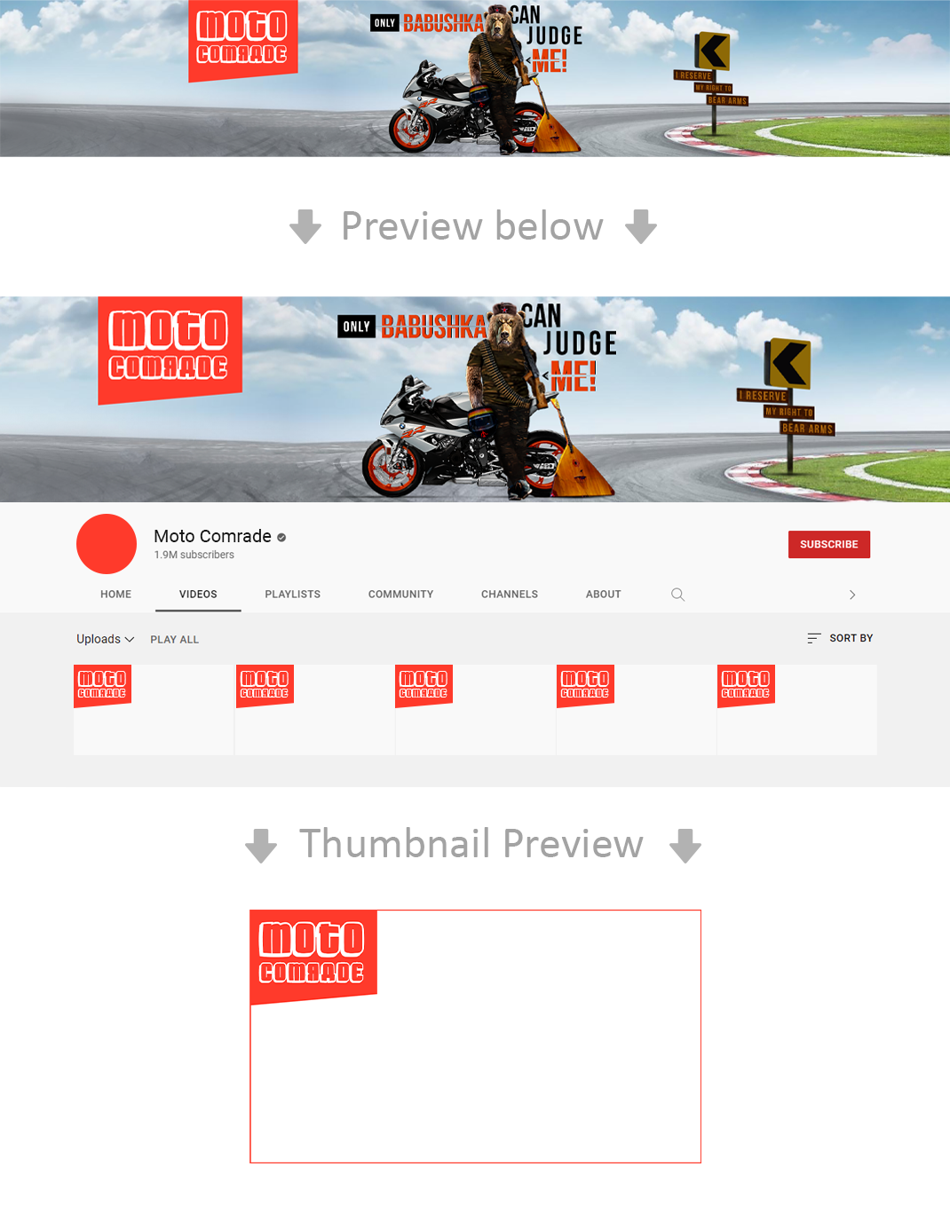 YouTube Design by vyasarajs for Grizzly Movers, LLC | Design #27761322