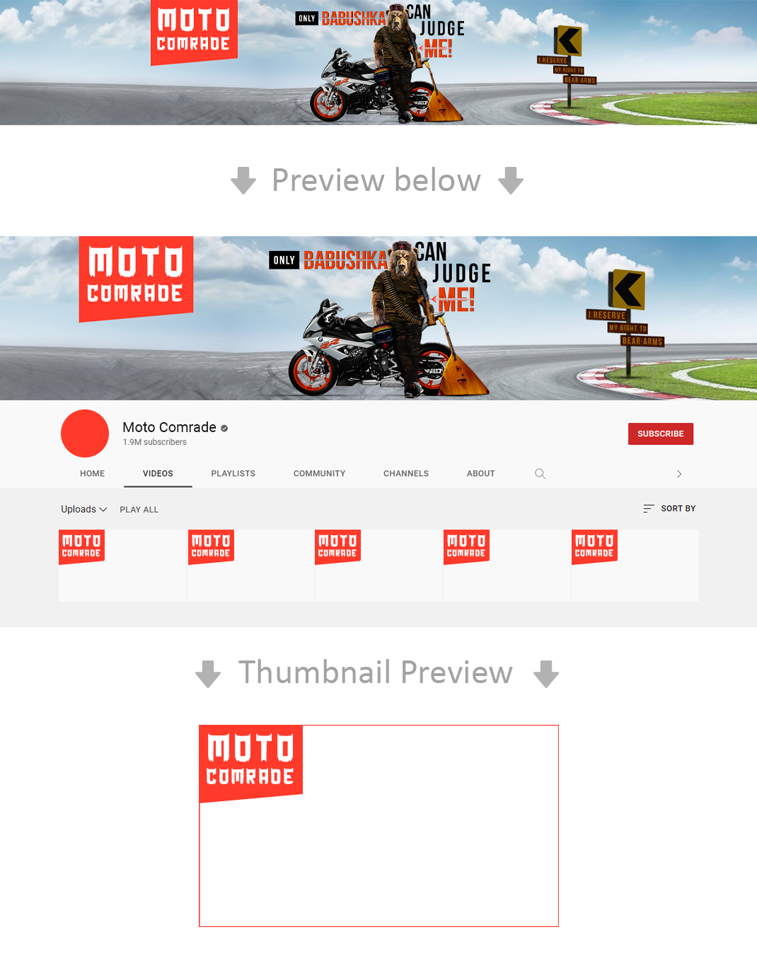 YouTube Design by vyasarajs for Grizzly Movers, LLC | Design #27761323