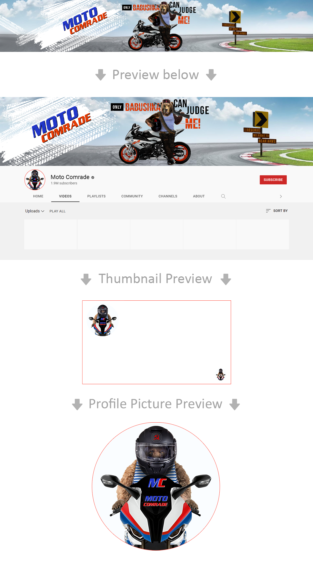 YouTube Design by vyasarajs for Grizzly Movers, LLC | Design #27810148