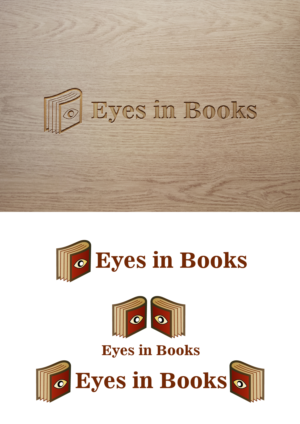 Logo Design by @gus for Eyes in Books | Design: #27617186