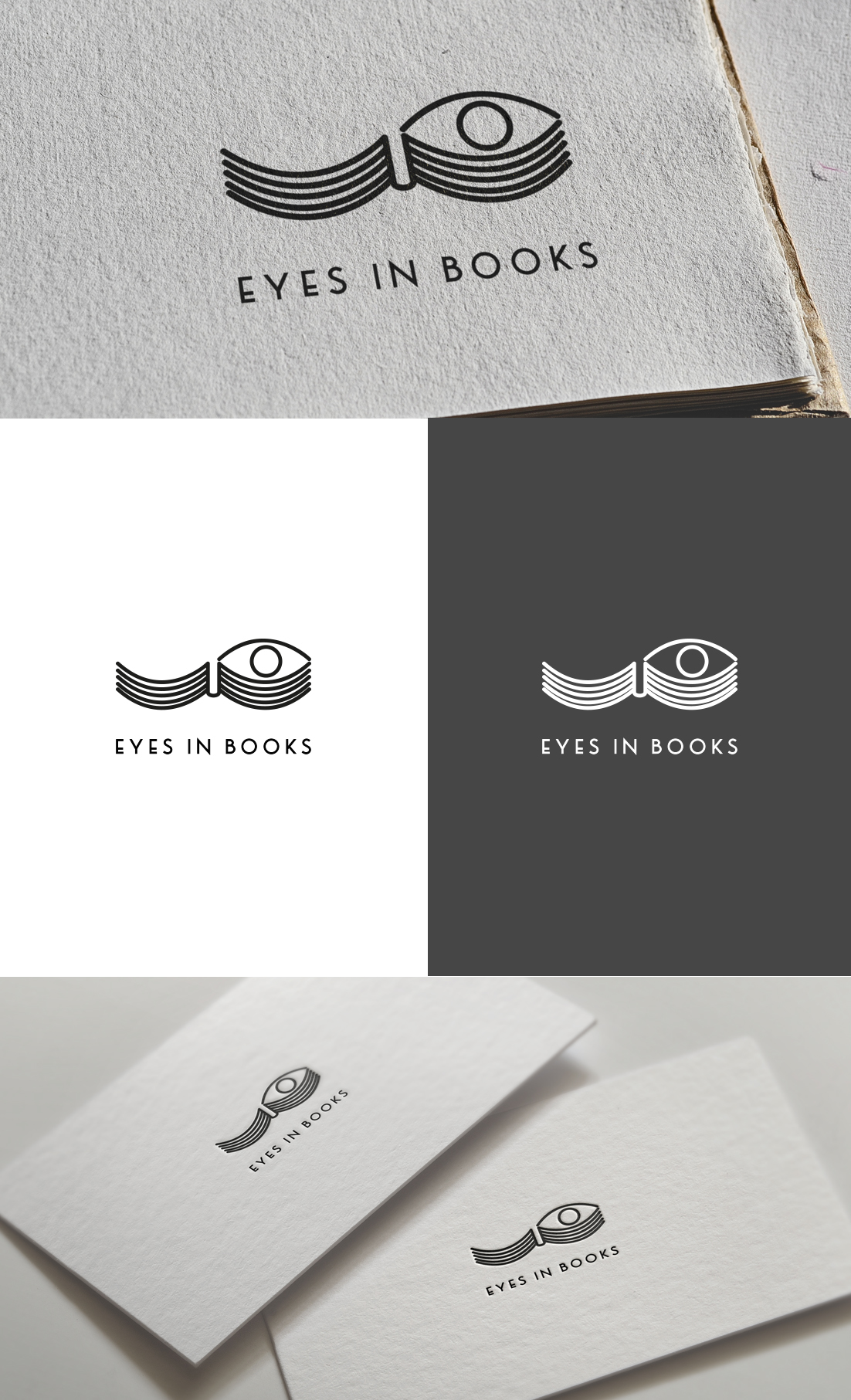 Logo Design by GLDesigns for Eyes in Books | Design #27620166