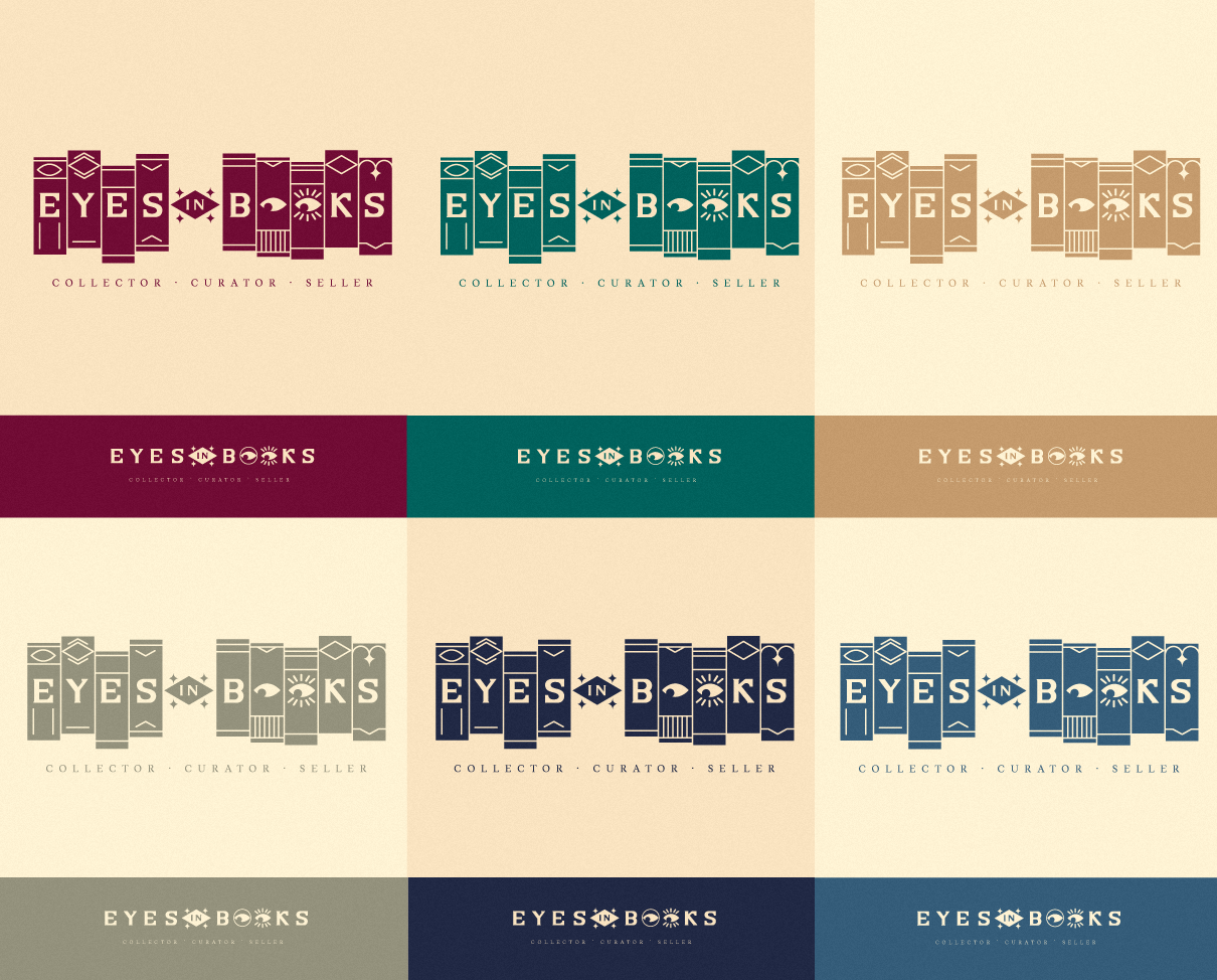 Logo Design by Sofia Pereira for Eyes in Books | Design #27638703