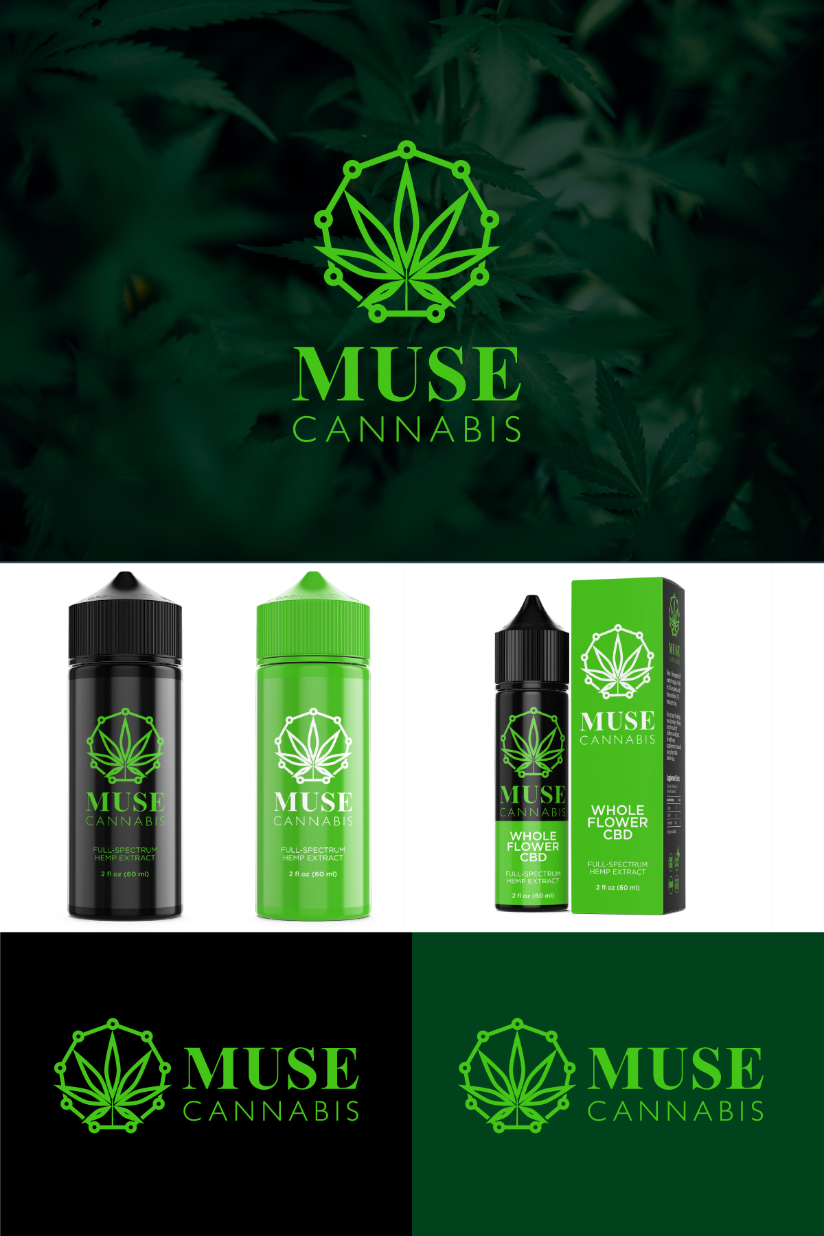 Logo Design by Sergio Coelho for Muse Cannabis | Design #27651239