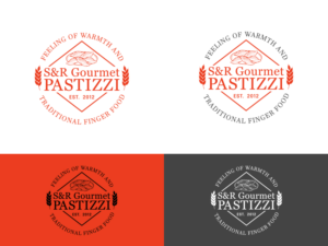 S&R Gourmet Pastizzi | Logo Design by Slant Line Media