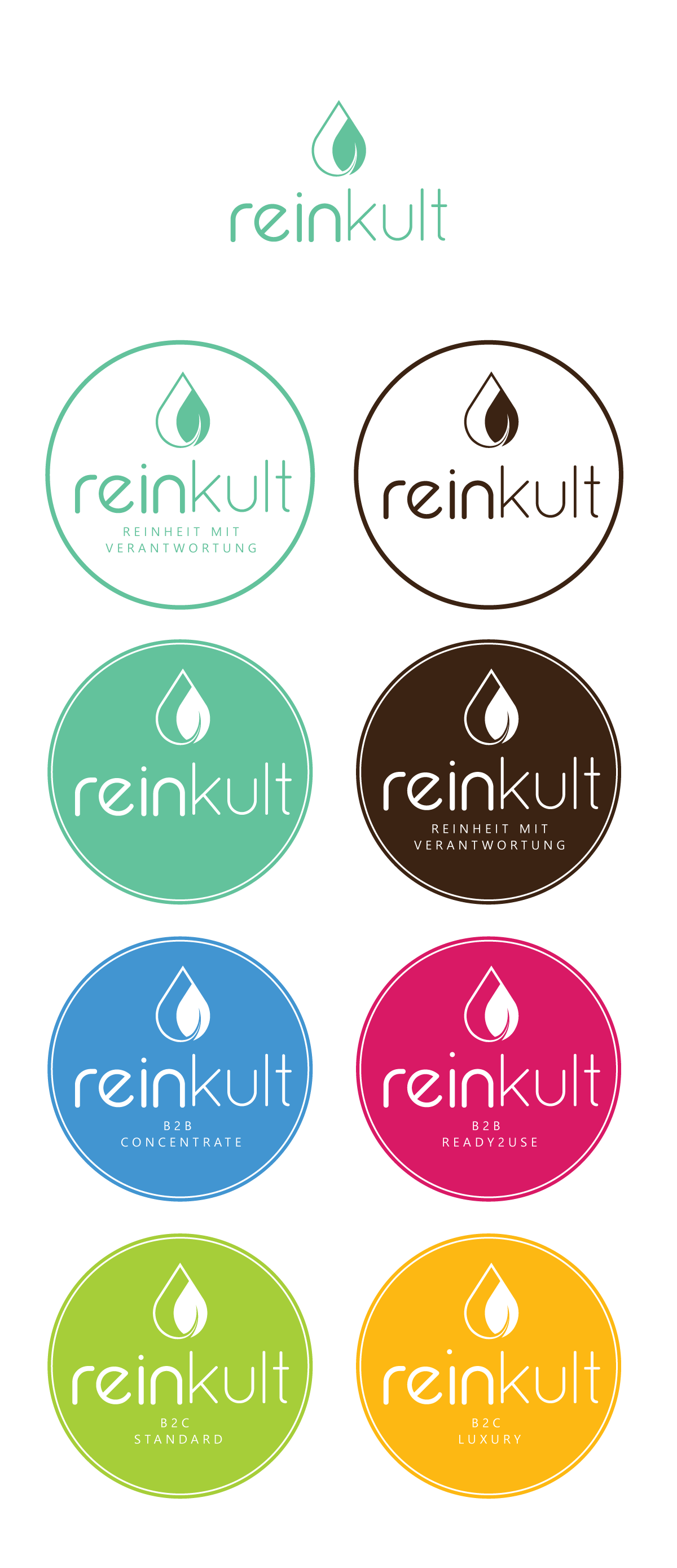 Logo Design by Lilie for reinkult GmbH | Design #27919923
