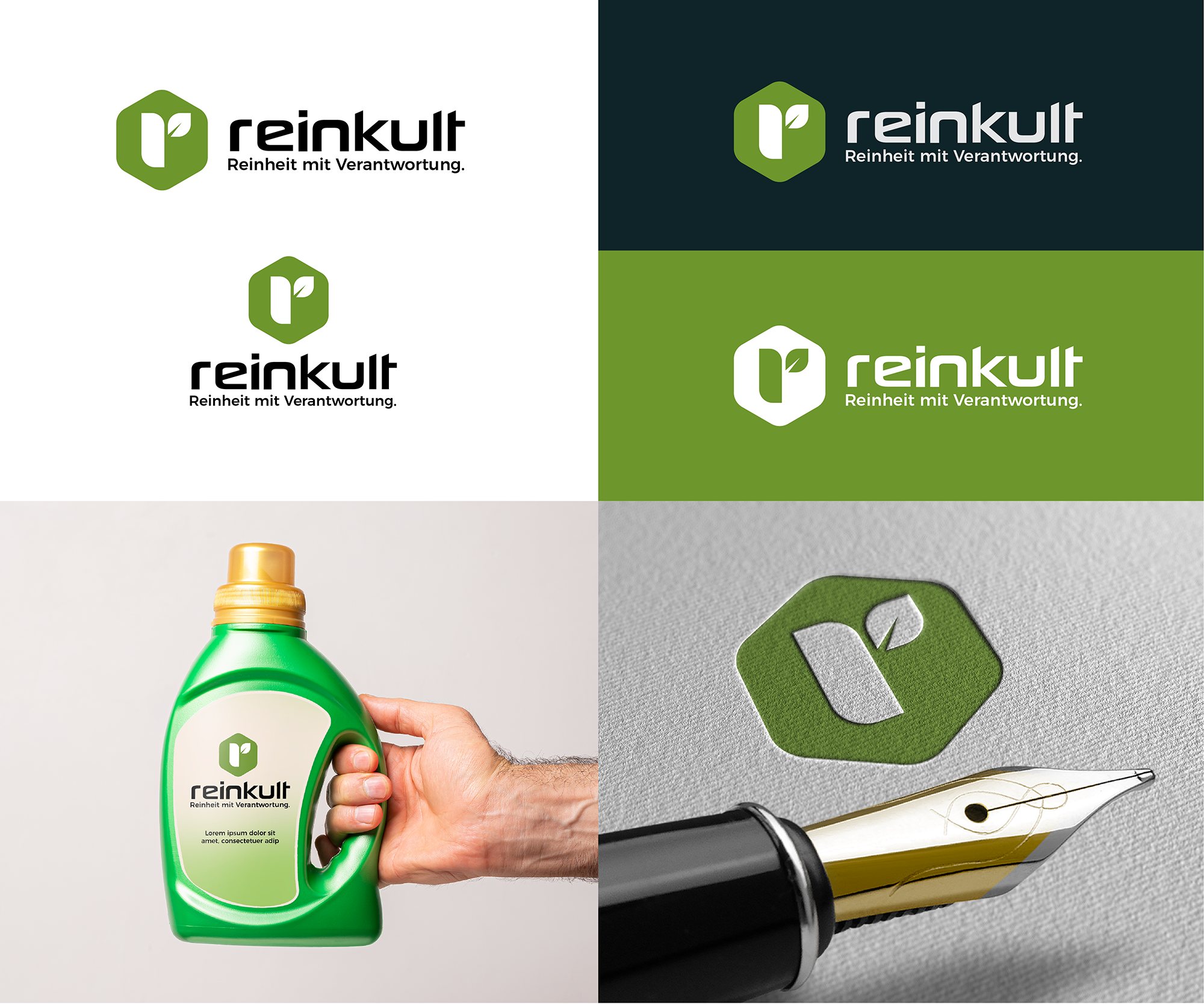 Logo Design by dennisdesigns for reinkult GmbH | Design #27687607