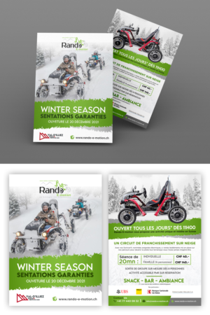 Rando E-motion Winter Season (parcours de franchissement dans la neige