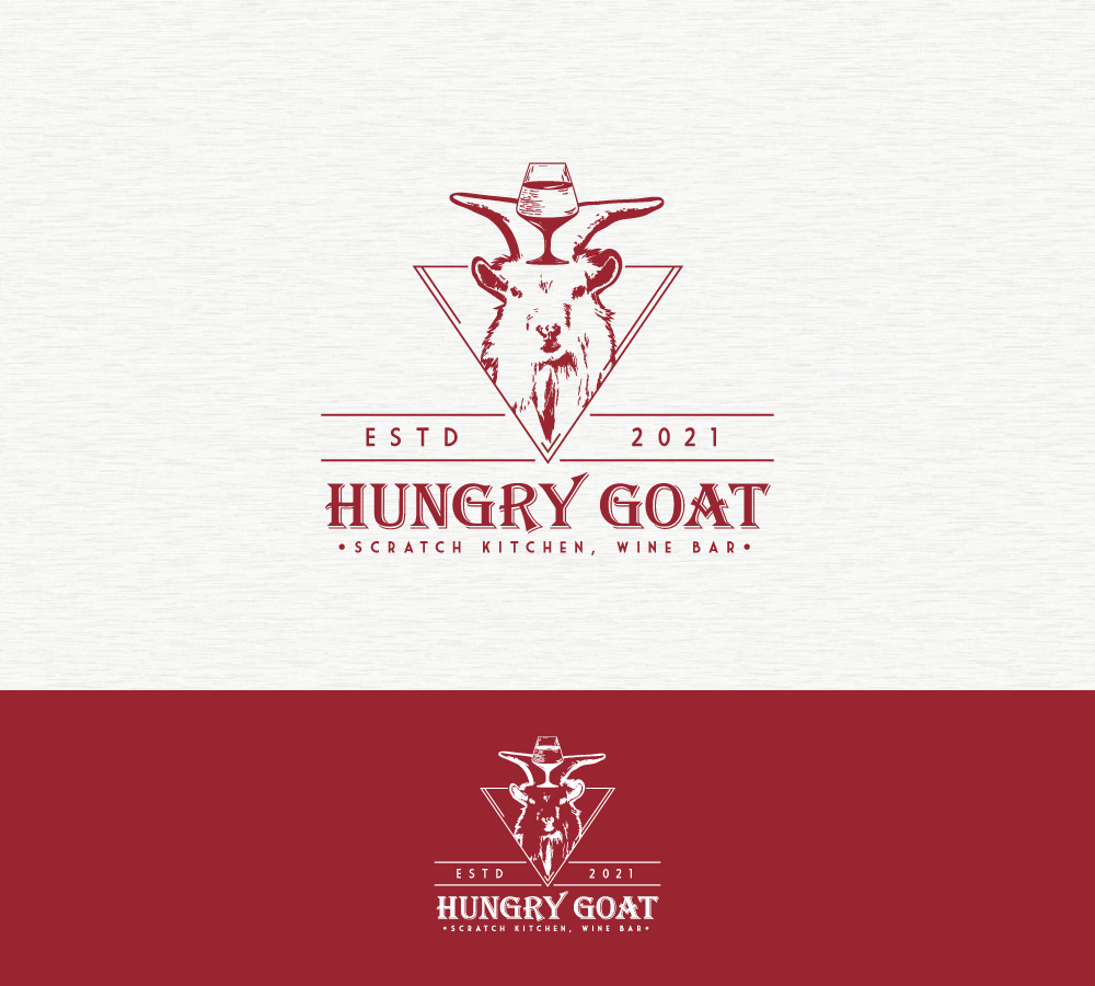 Logo Design by step forward 2 for Hungry Goat LLC  | Design #27625437